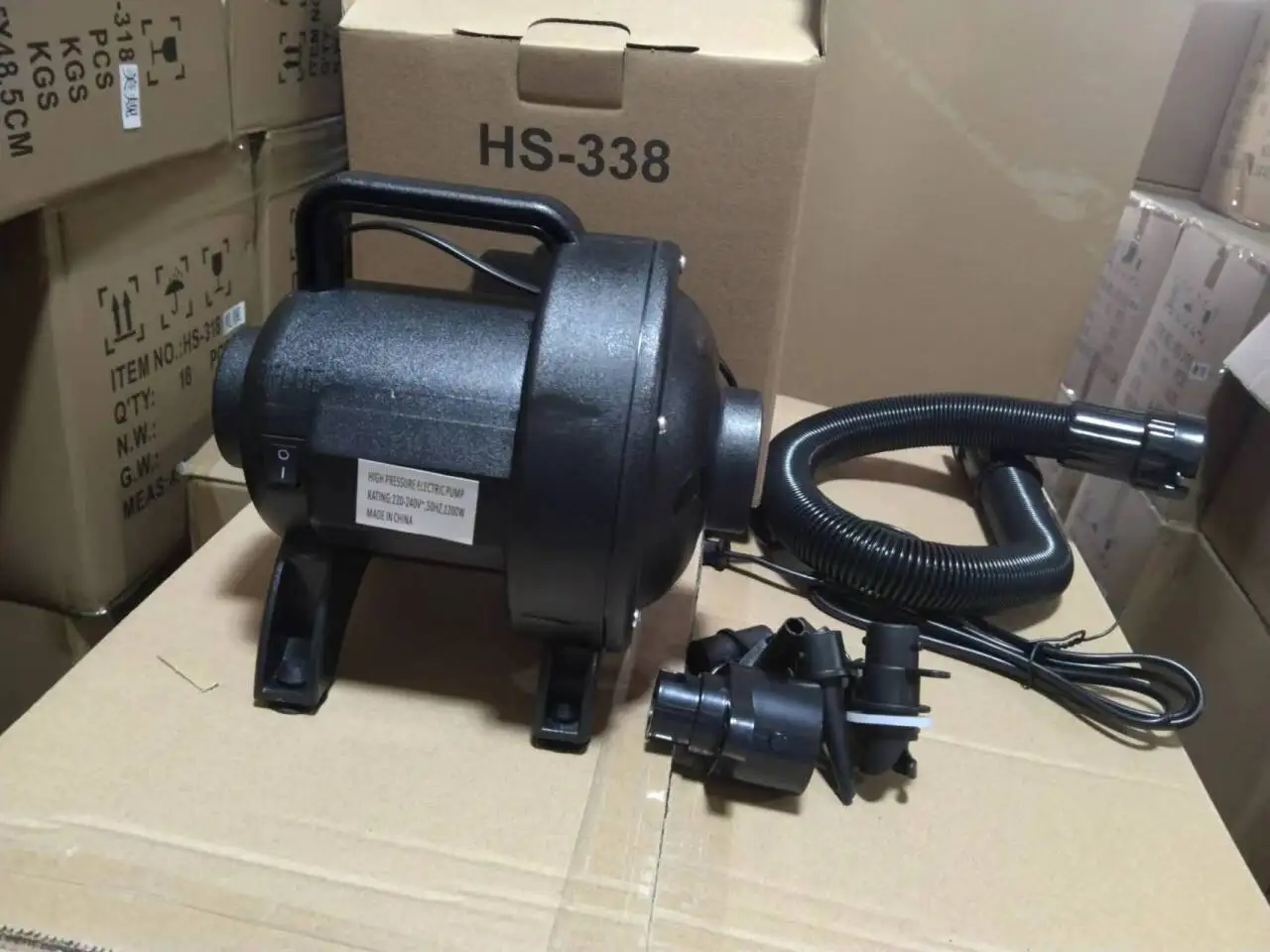 British/American/European/Australian 1200W MIRROR BALL AIR PUMP 110v 220v 2-Way Electric Inflatable Air Pump for Air track