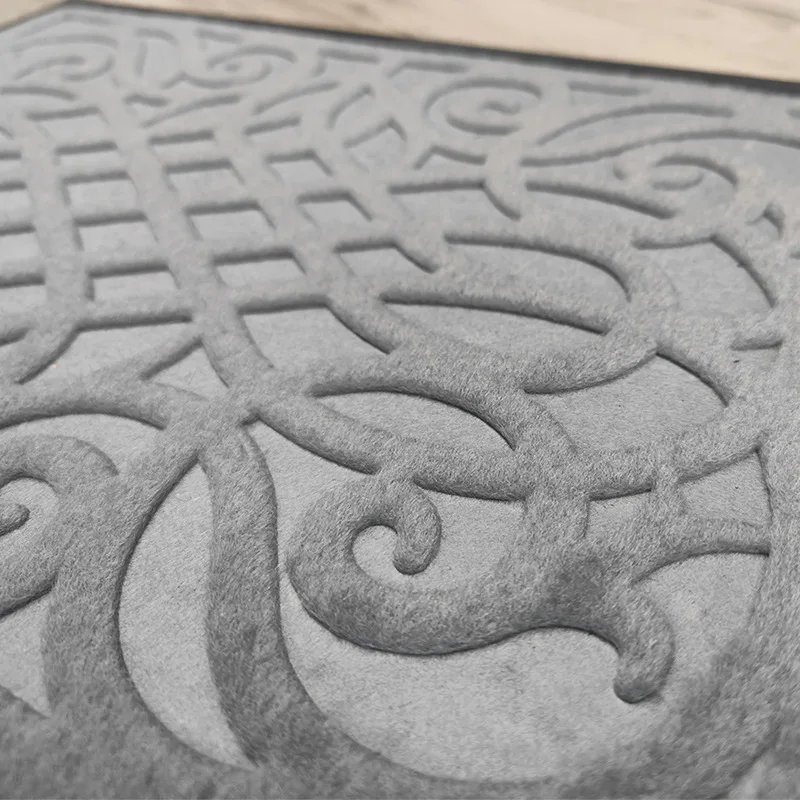 Cheaper outdoor rubber door mat for entrance waterproof polyester indoor outdoor door mat large non-slip mats