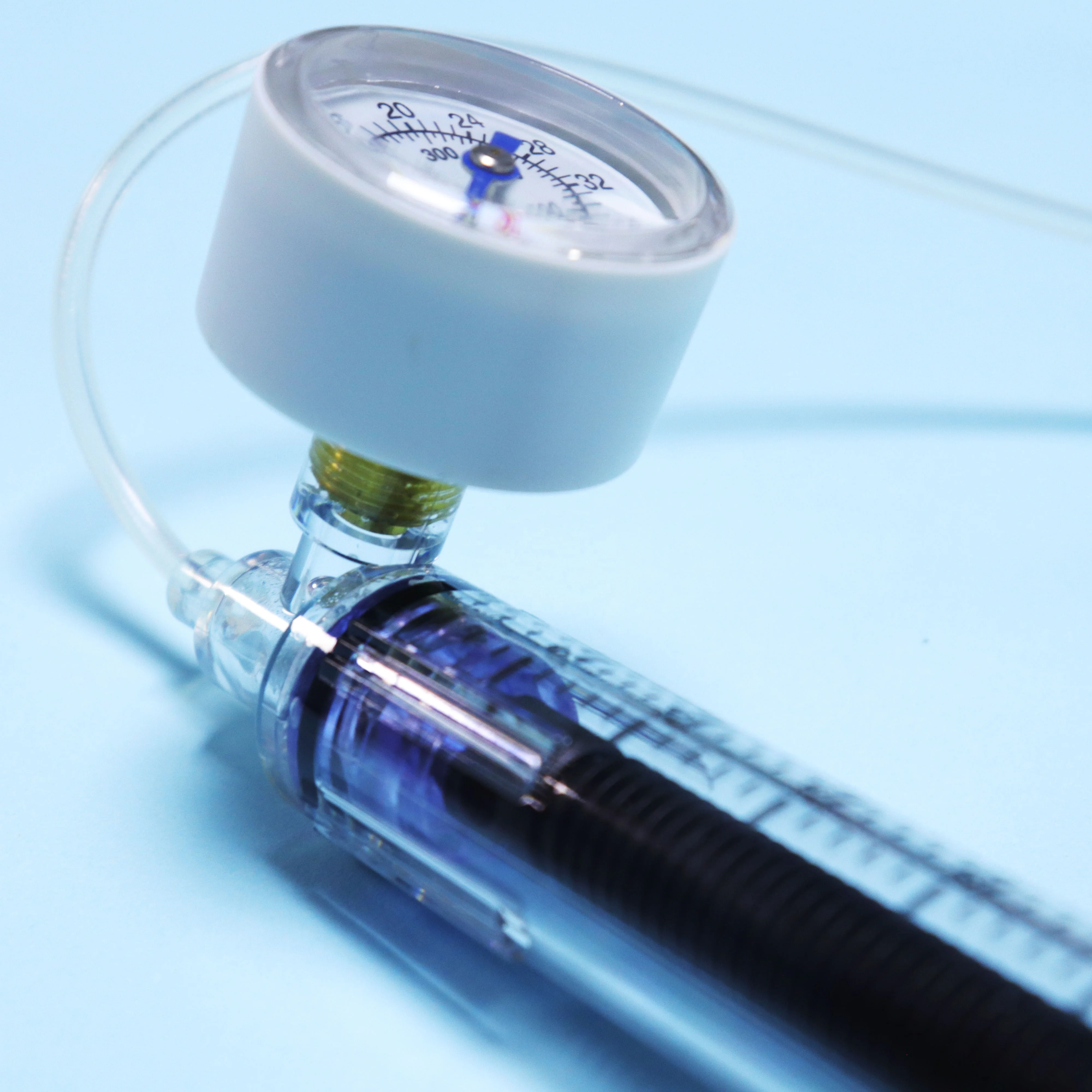 Tianck medical supplies PTCA inflator pump vascular catheter angiography balloon inflation device