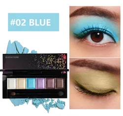 SEASON STORY -- STARRY SKY SIX COLORS EYE SHADOW 9g NATURAL SHIMMER HIGH PIGMENT MAKEUP GLITTER EYESHADOW PALETTE