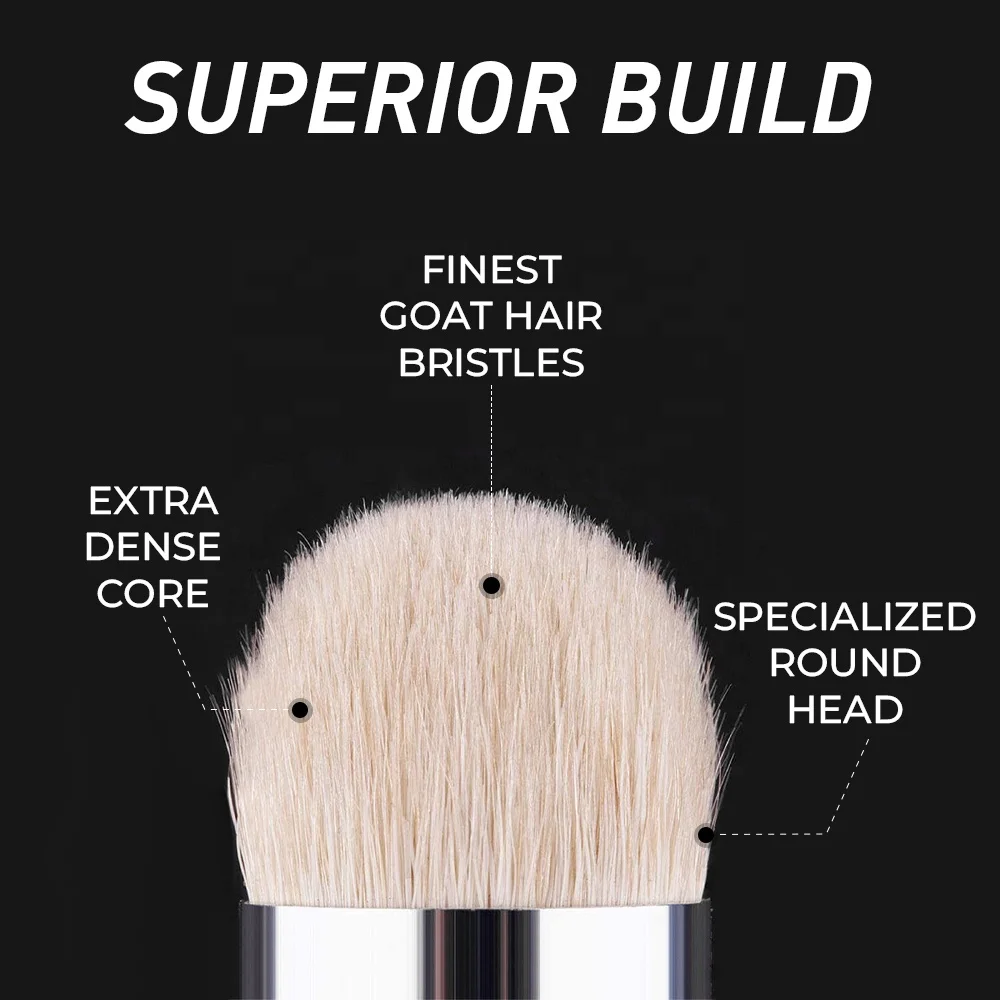 Manufacturer Quality Art Paint Brushes Miniatures Model Tabletop Roleplaying Wooden Animal Hair Paint Drybrush Black Set