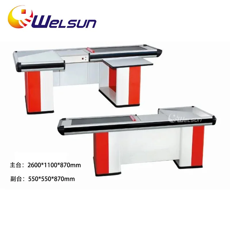 Multifunctional supermarket electric cashier iron convenience store corner cashier pharmacy cashier checkout counter