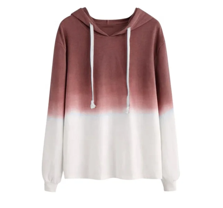 Aselnn Women Sweatshirts Pullover Cewneck Warm Tops Ariana Grande Sweatshirt Tie dyeing Gradient Hoodie Jumper