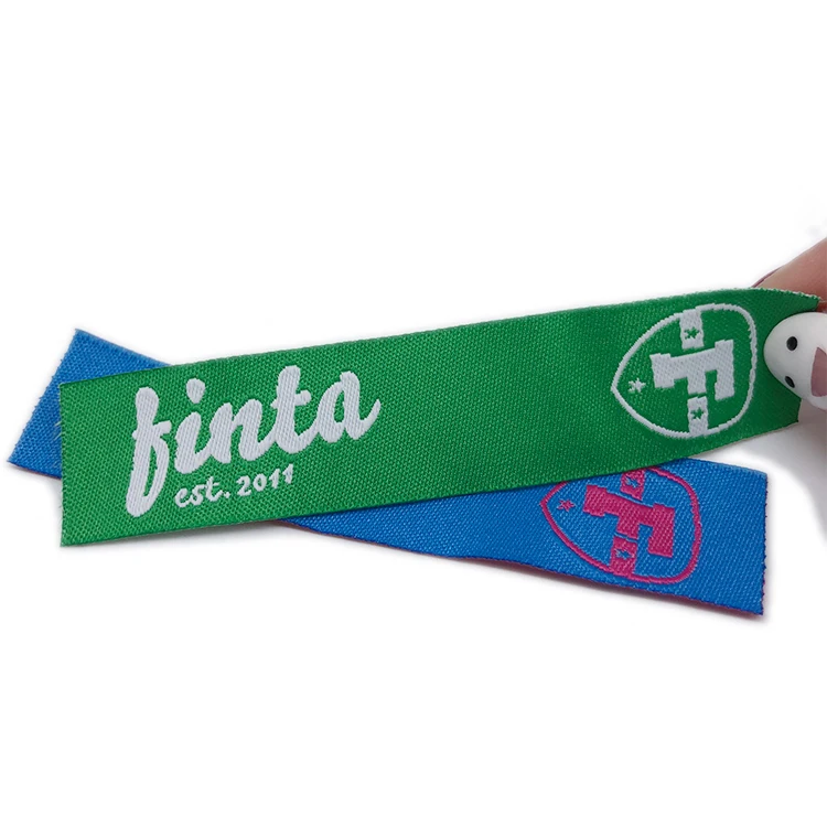 High Quality Garment Main Woven Labels for Clothing Woven Label Emblems Soft Woven Label