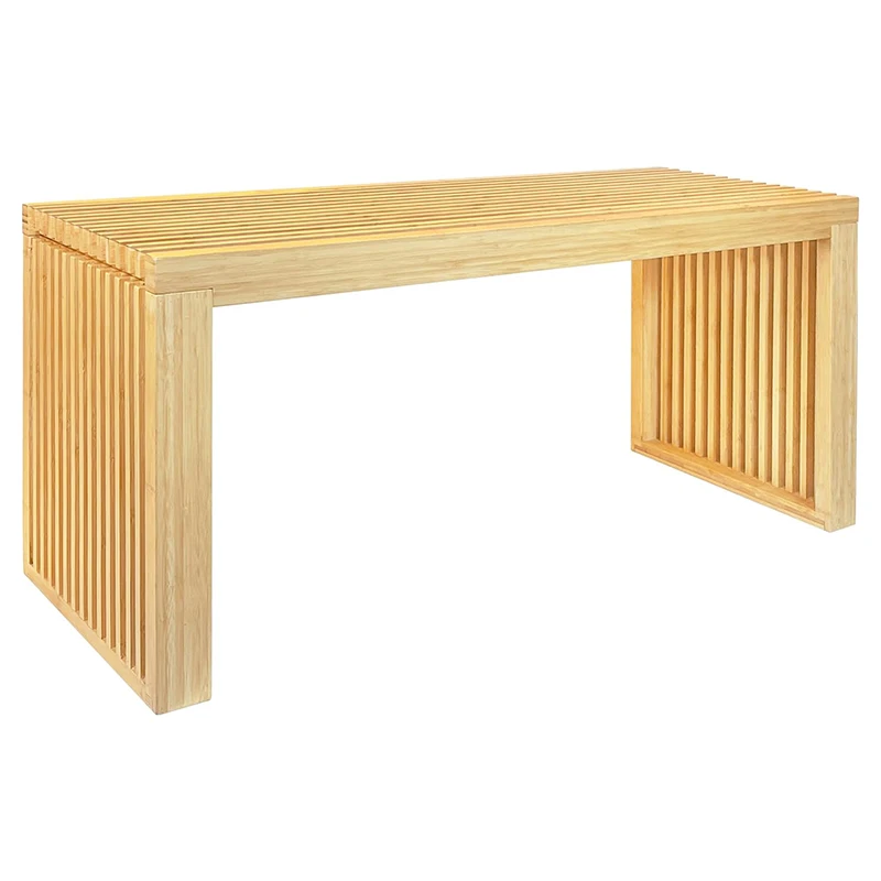Wholesale Living Room Furniture Indoor Outdoor Bamboo Entryway Shoe Rack Bench Wooden Benches for Living Room Hallway Bedroom