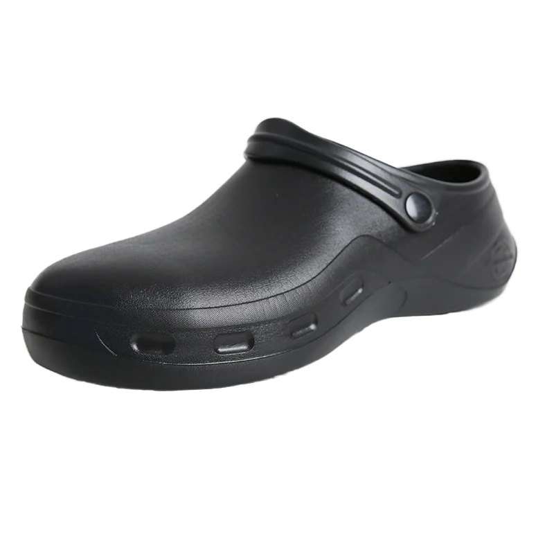 Steel Toe Unisex Food Industry Waterproof Anti Slip Oil Resistance Eva Chef Shoes Hotel Steel Toe Chef Shoes