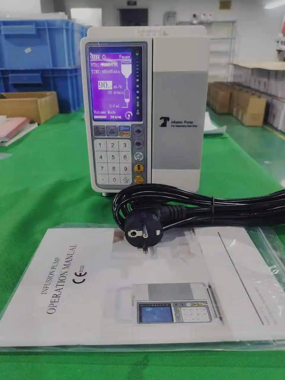 Good quality Veterinary equipment portable Infusion pump sypringe pump injection device cheap