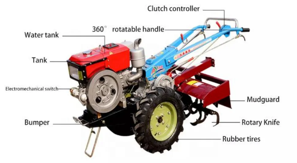 walking tractor  30hp used walking tractor chain walking tractor