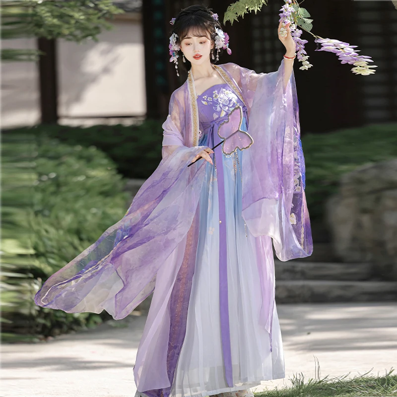 2024 Tang dynasty New Arrive Chinese Fairy Hanfu Dress hanfu clothes tang