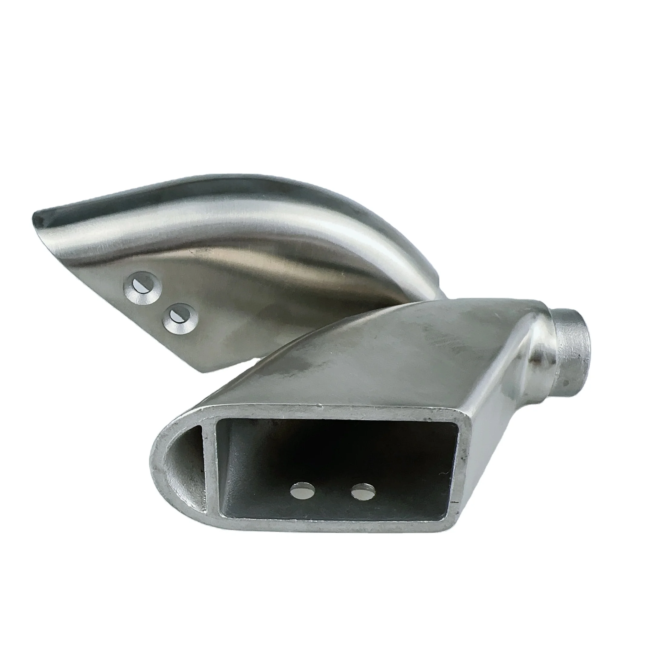 Customized Stainless Steel Casting Industrial Building Bus Railings Connection Spigot Pipe Glass Clamp Service Handle