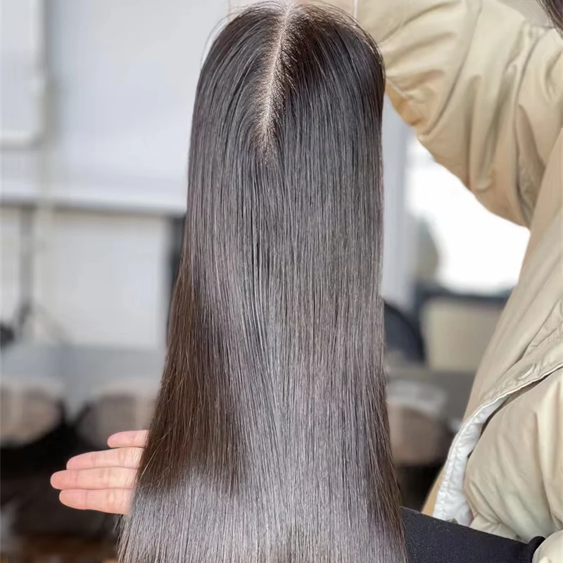 2024 New Desgin Mini Wig Lace Front 8*8 Hair Topper For Women Human Hair Large Area Lace For White Women