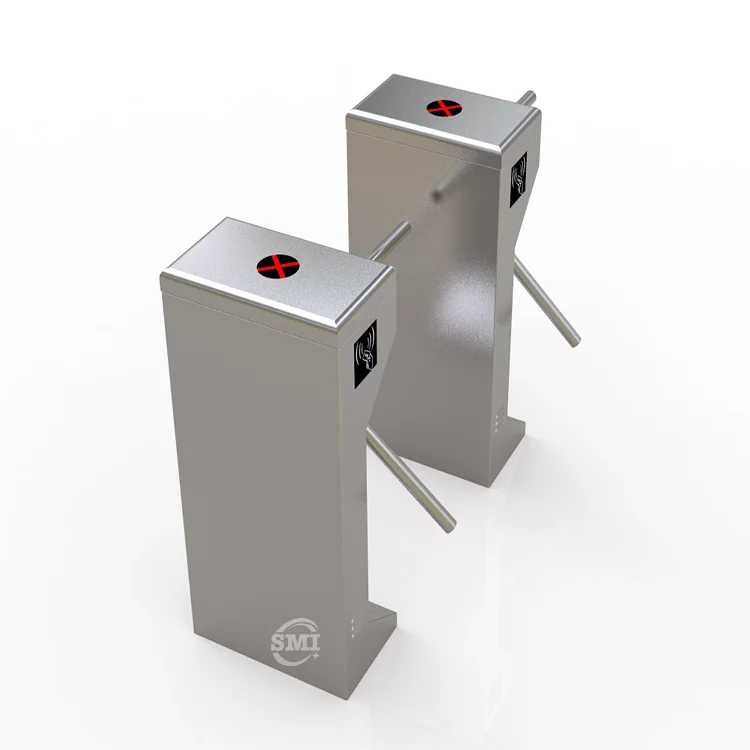 acces control system access barrier automatic electric security tripod barrier with fingerprint and rfid STDZ01