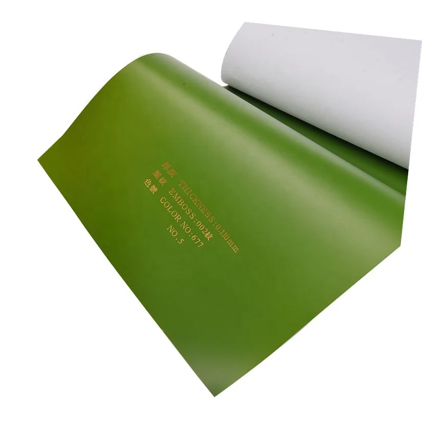 Green Artificial 100 Micron Christmas Tree Leaves Plastic PVC Sheet Film