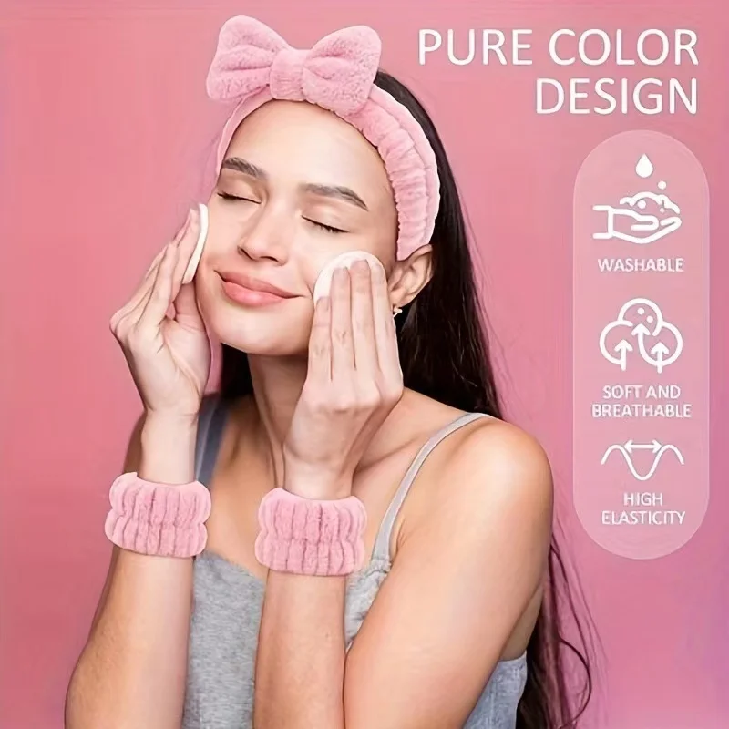 Face Washing Headband Makeup fancy Hairbands Hairband For Girl Washing Beautiful Salon Headband For Makeup