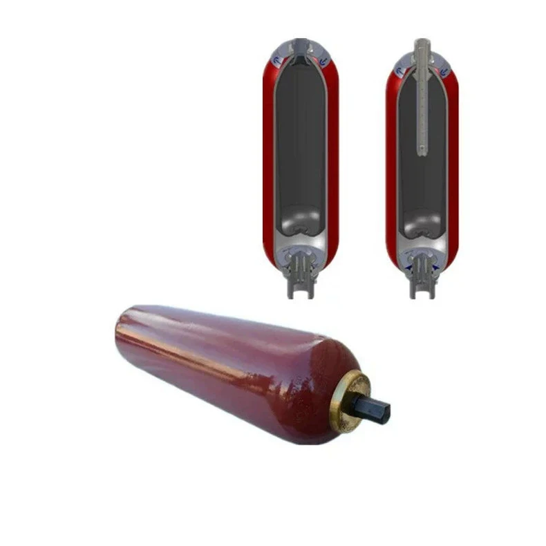 Power Source Compensate Leaks ASME 3000 psi Car Hydraulic Nitrogen Bladder Accumulator