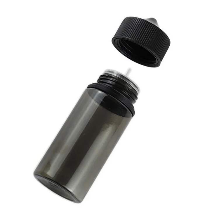 10ml 15ml 30ml 50ml 60ml 100ml 120ml liquid plastic PET dropper bottle juice bottle V3 dropper bottle with child proof cap
