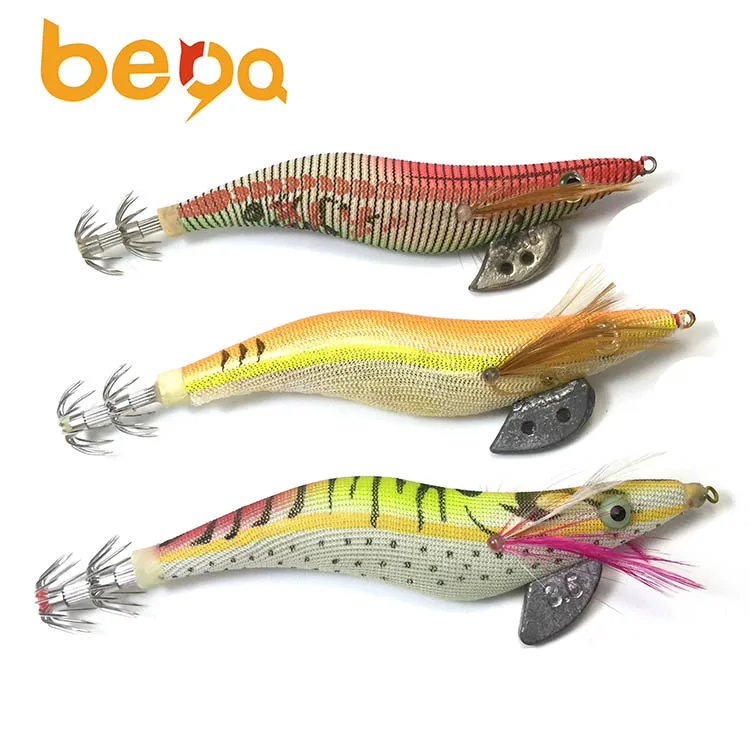 Dead colour cloth 2.0# 2.5# 3.0# 3.5# 4# Octopus Cuttlefish squid jig fishing lure Luminous Squid Jig