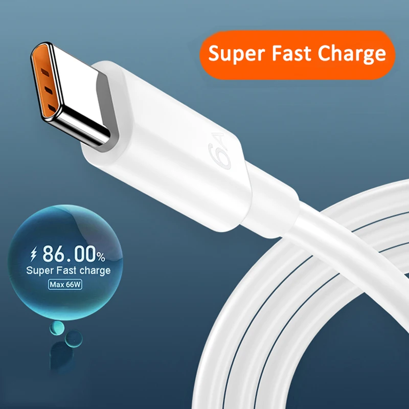 High Quality 6a Super Fast Charger Usb Data Cable Fast Charging Type C Cable High Speed Quick Charge Cable For Huawei Mate 40 Sa