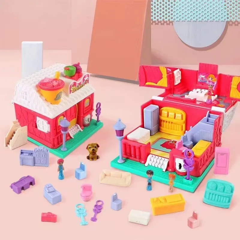 Zhiqu Princess Doll House Magical Book Toy for Girls Surprise Hut Variations Birthday Gift Families Children Aged 6-13 Years