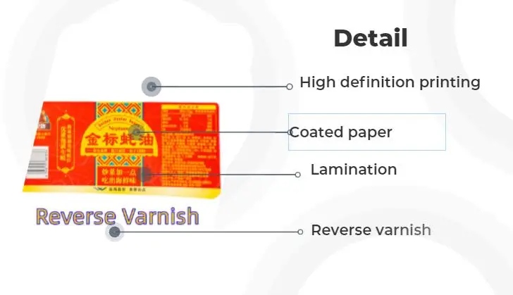 Ketchup Roll Adhesive Stickers Custom Printed Glass Plastic Kitchen Jar Label For Food  & Condiments sticker