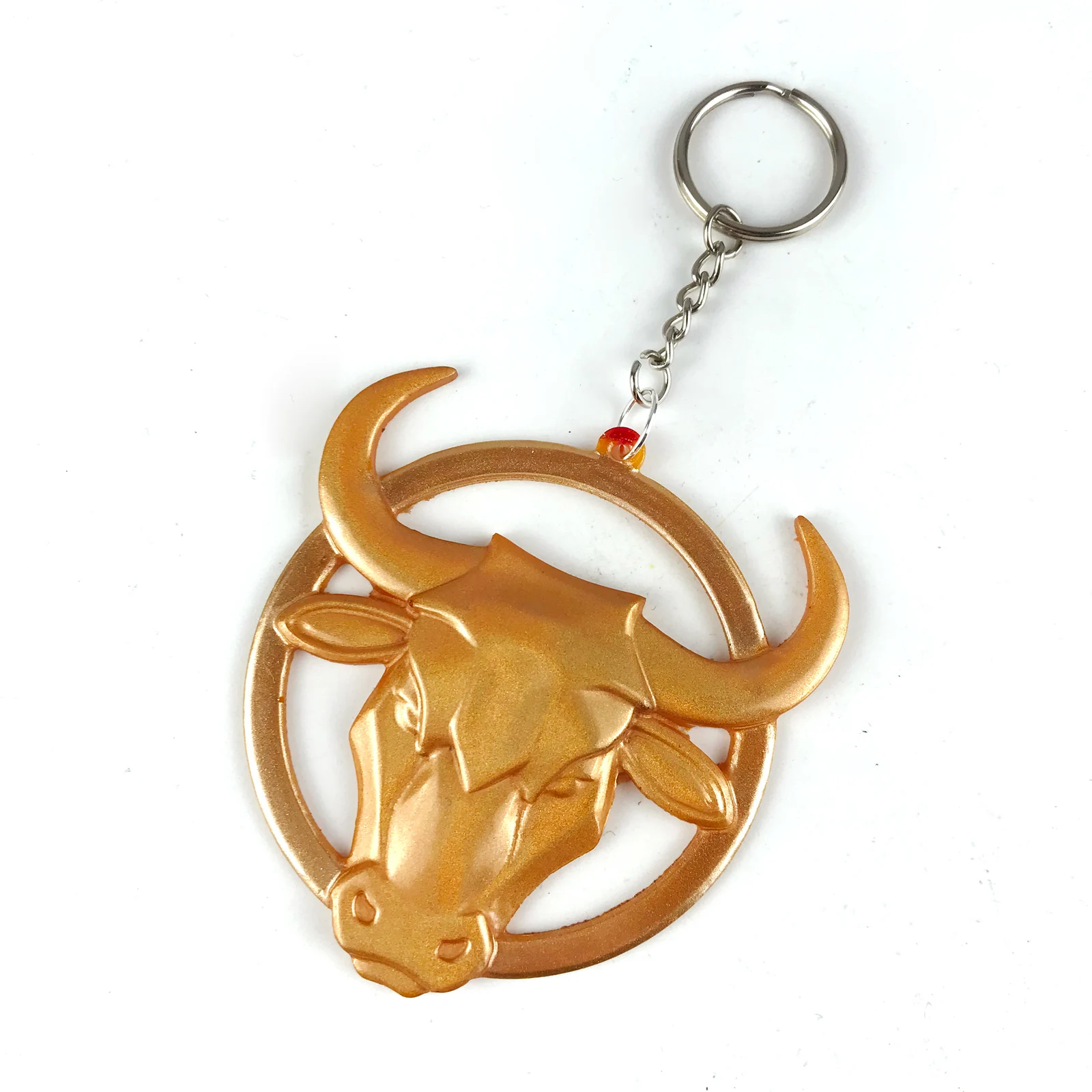 8234 Bull Head 3d Keychain Resin Silicone Mold DIY Fighting Bull Keychain Pendant Mold