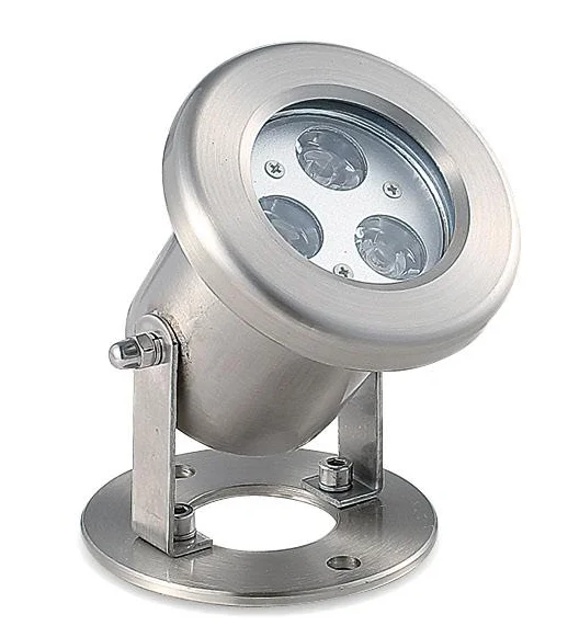 Refined Led Outdoor Fountain Light 3w 6w 9w 12w Stainless Steel Ip68 Submersible LED RGB Spot Fountain Lights