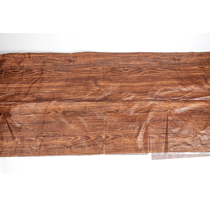 Adhesive Floor Protection Film Decor Film Flooring Self-adhesive Pvc Film with Wood Pattern for Floor Covering