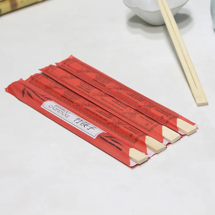 21cm sushi twin korean popular bamboo chopsticks disposable with logo