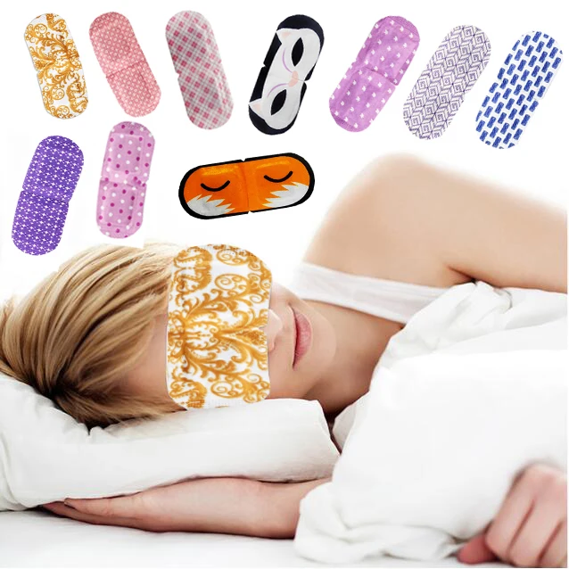 OEM China supplier customer patterns steam eye masks Disposable Warm Spa Eye Mask eyemask heated pad