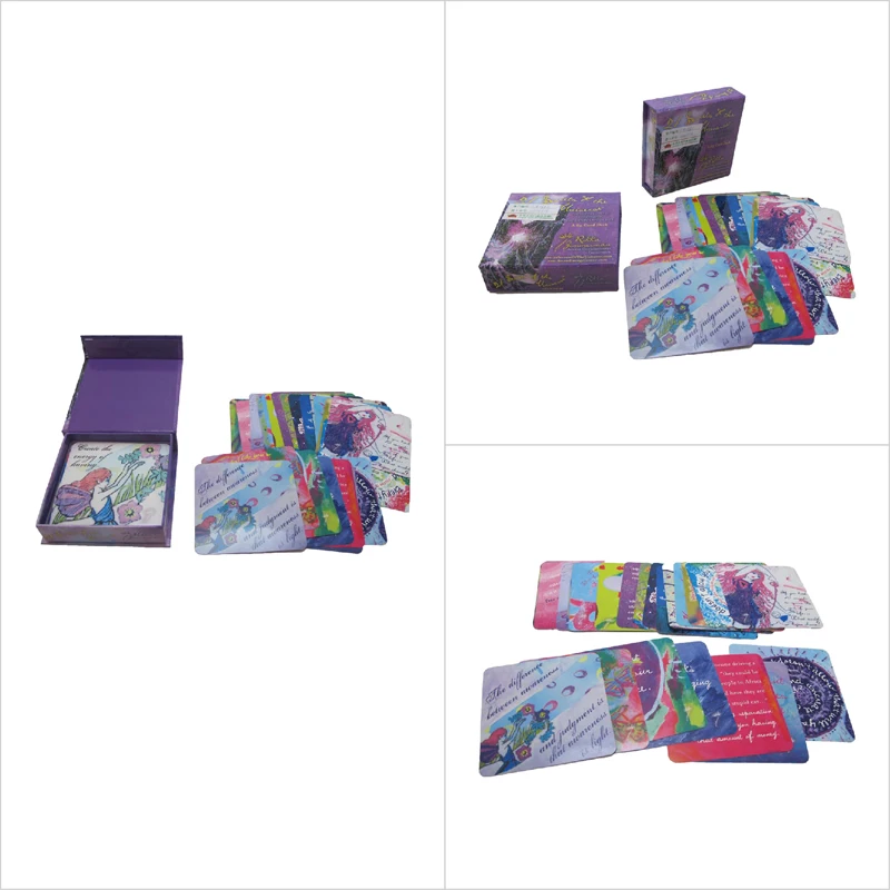 Custom round paper playing cards, game cards printing with your designs