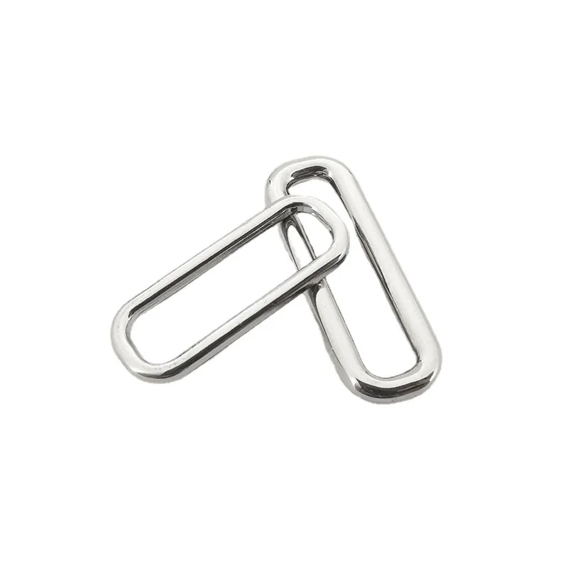 Wholesale 11-60mm metal alloy square belt buckle adjustable buckle for pets supplies backpack bags garment