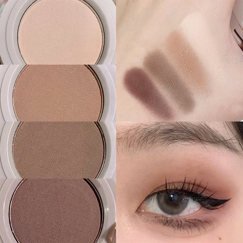 4 in 1 Custom Logo Small Matte Glitter Eyeshadow Palette pigment Private Label Make Up Eye shadow