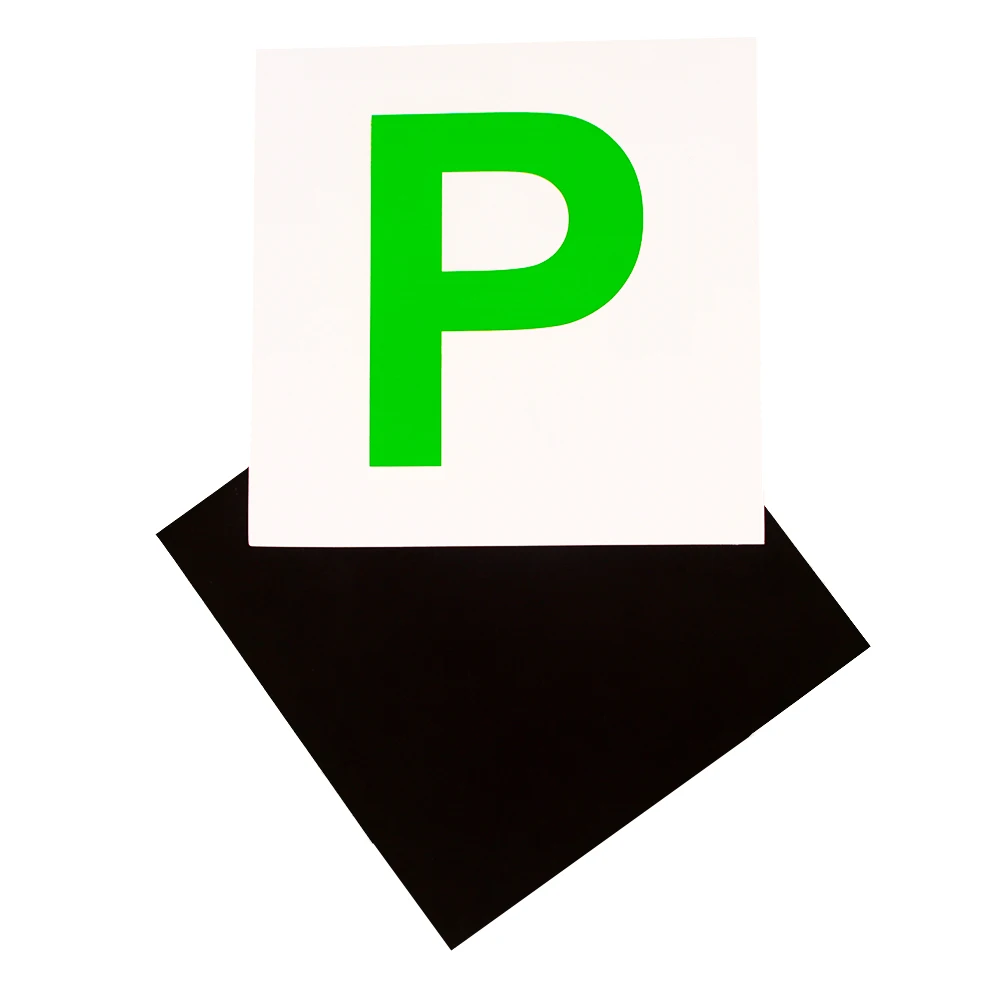 
Maglory Fully Magnetic P Plates For Car For Australia Magnetic Learner Plates For P-Plate 2pcs Packing With Card Header Packing 
