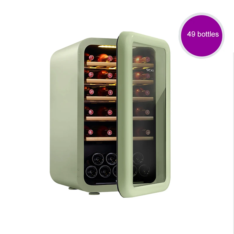 Sicao wholesale Household wine cooler refrigerator mini fridge for bedroom wine cabinet