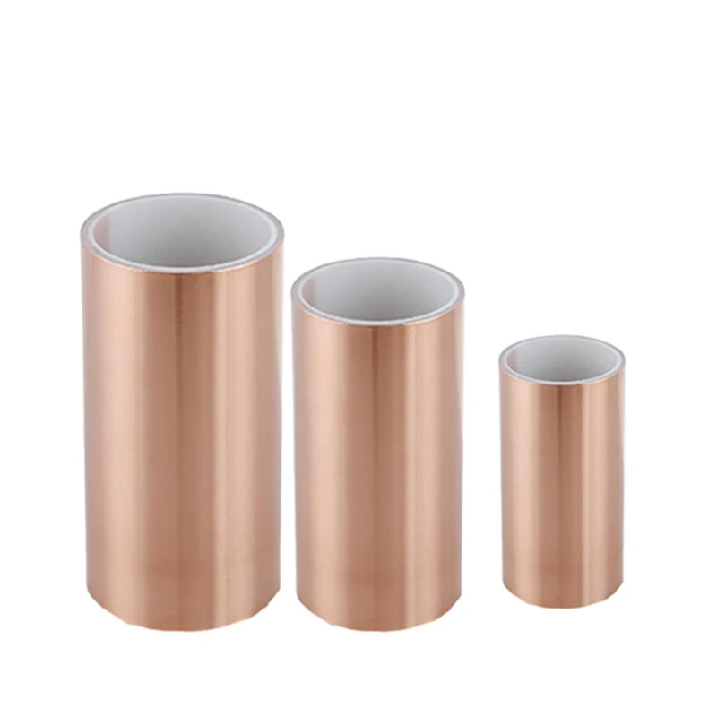 Factory Copper Foil Tape For Stained Glass Conductive Copper Foil Tape For Electrical Use Copper Foil Adhesive Tape