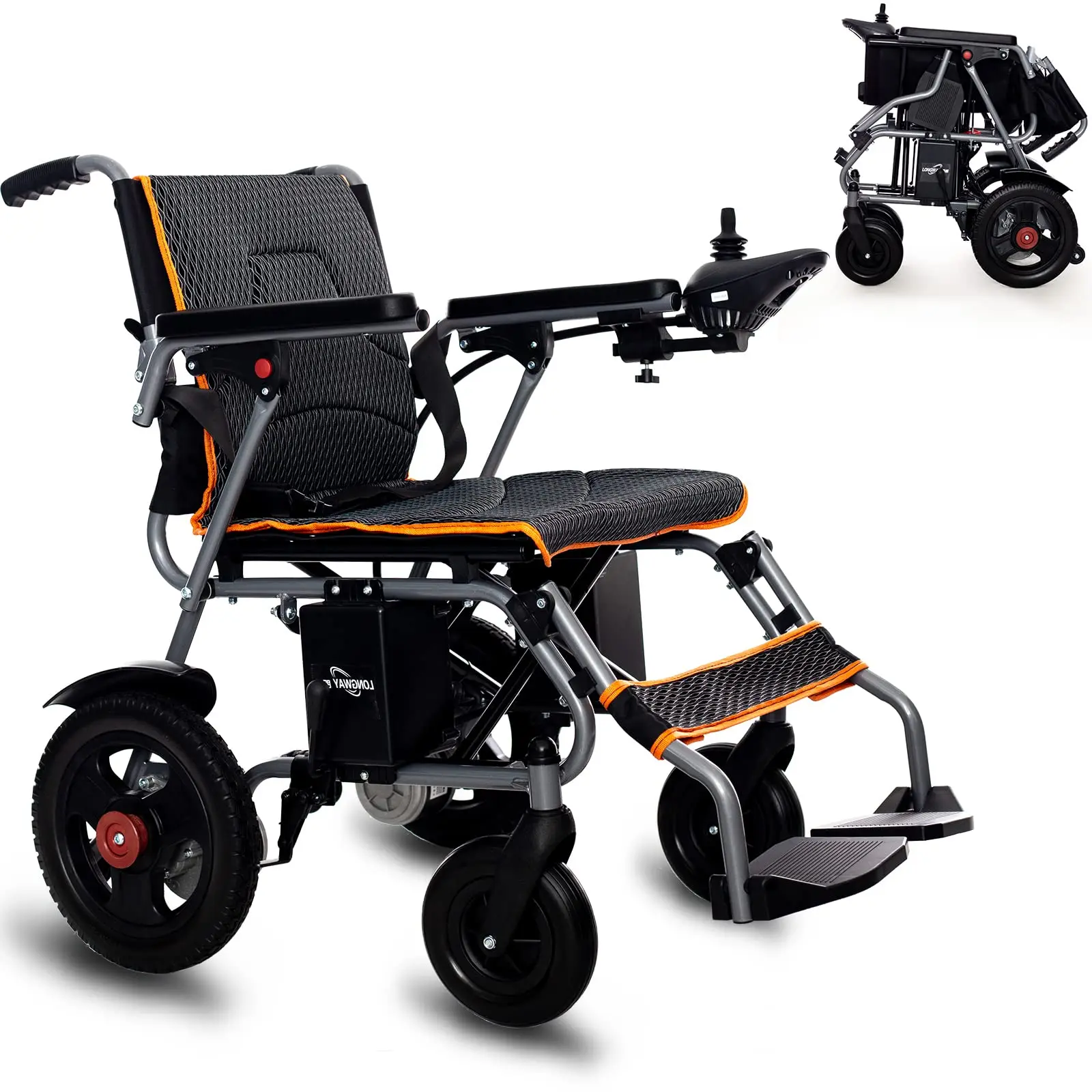2024 New Highly cost effective Electric Wheelchair , 24-Inch Aluminum Alloy Rear Wheel Scooter, Electric Scooter 4 Wheel