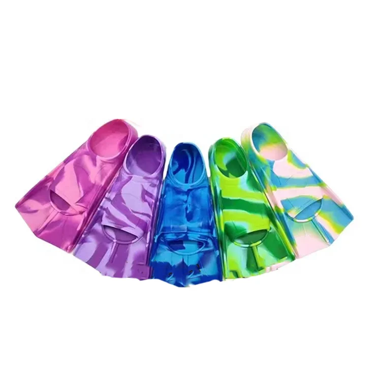 Soft Silicone Swim Fins Surf And Swimming Pool Training Kids Exercise Scuba Fins
