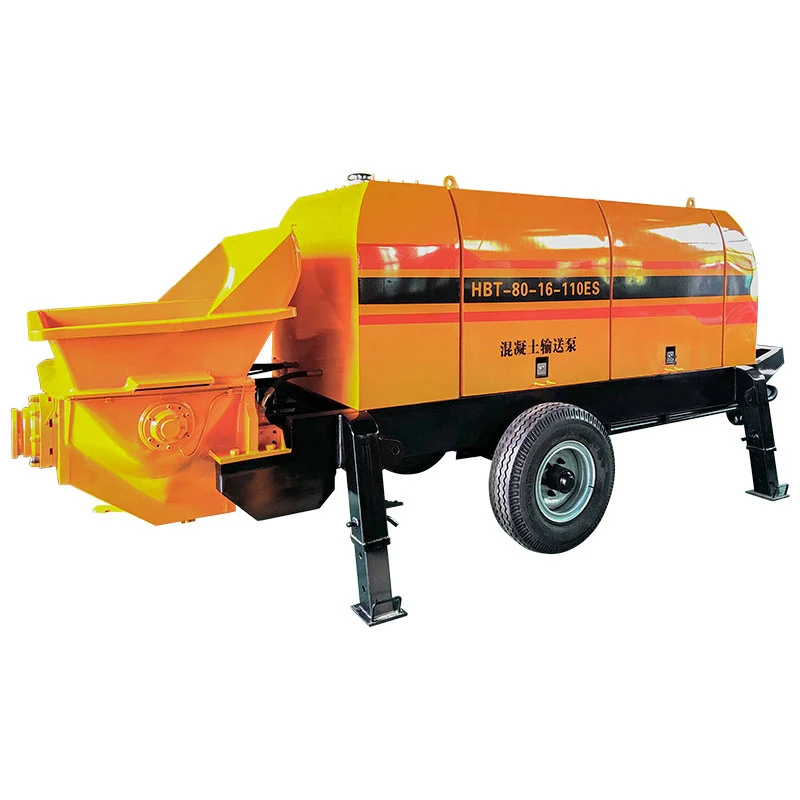 Diesel Engine Mini Small Truck Concrete Pump Machine Concrete Mixer with Pump