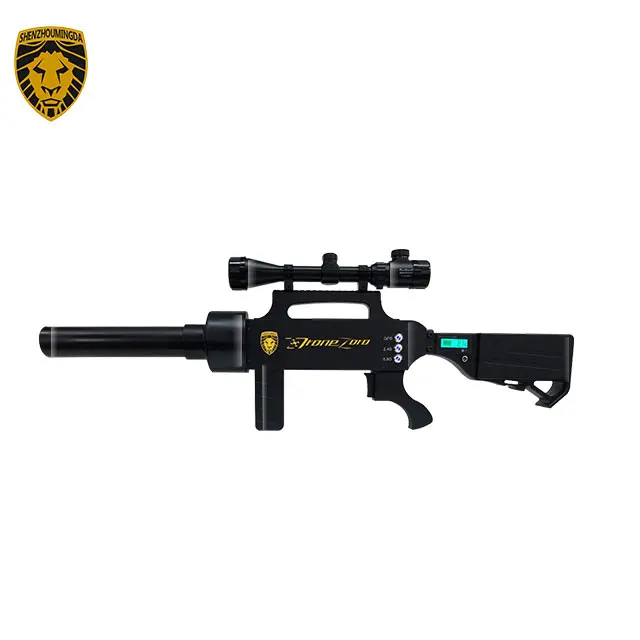 Portable drone countermeasure gun