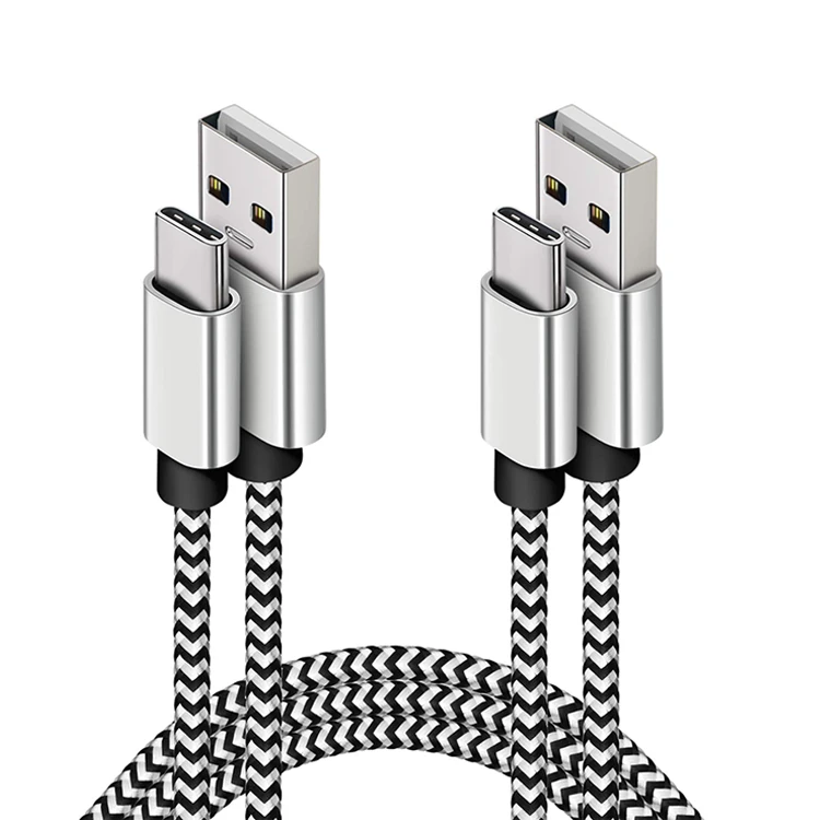 Factory direct sale cheap Nylon Braided Fast Charging Usb Type C Cable 3.0 Usb C data cable