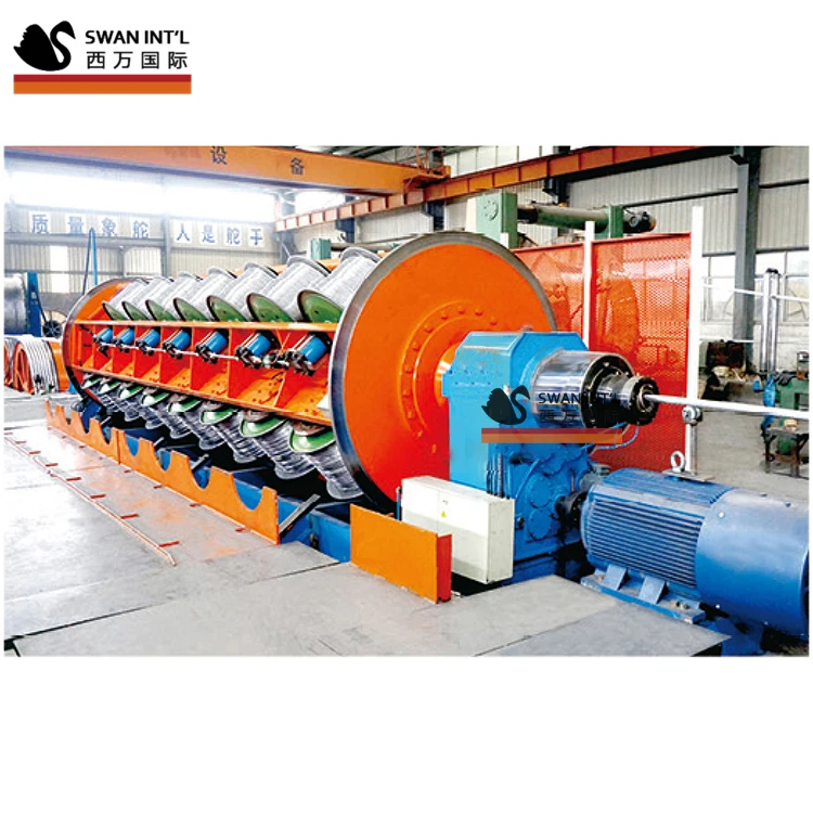 Шанхай Лебедь бронированный кабель/волоконно-оптический кабель Stranding машина многожильный кабель stranding