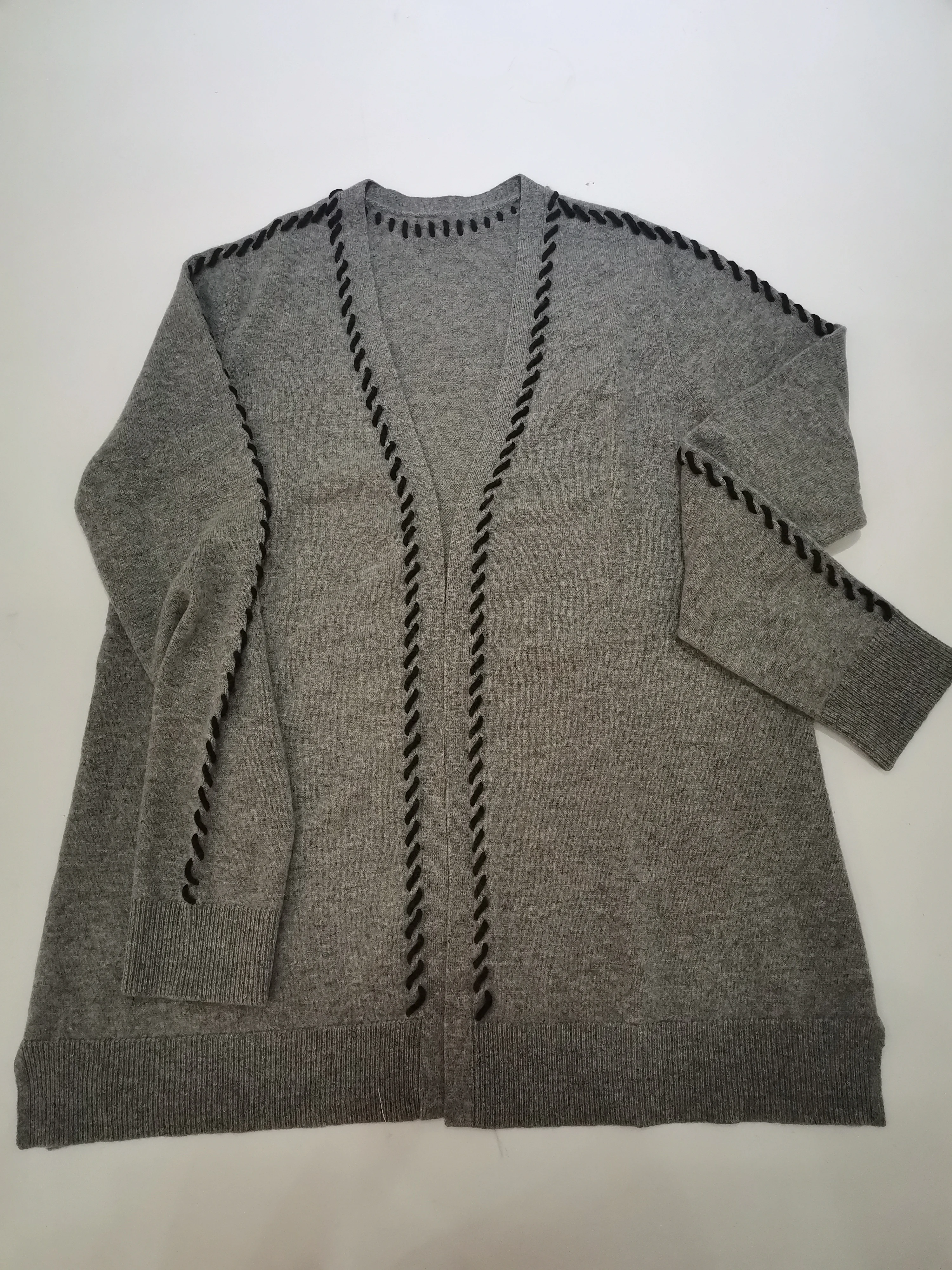 Good quality women 100% cashmere cardigan knitting pattern