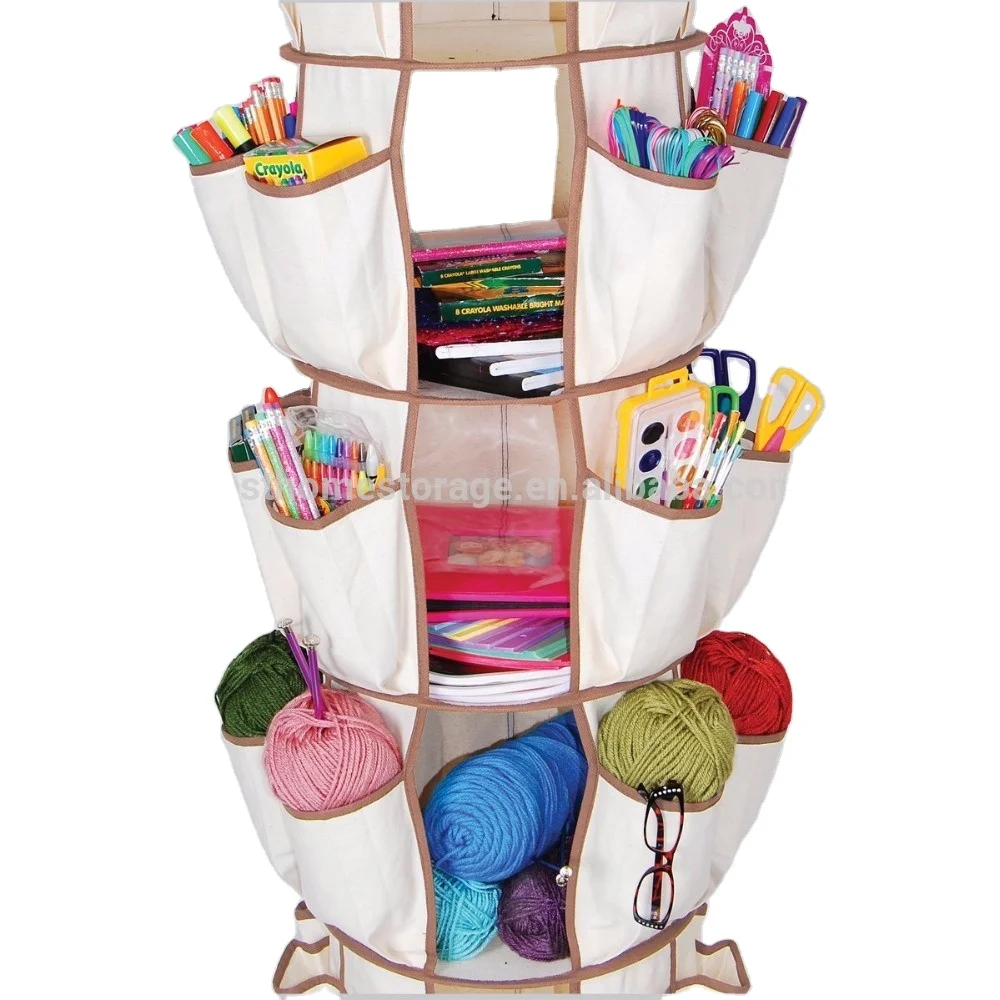 5 shelf Round Multi-Pockets shoe organizer