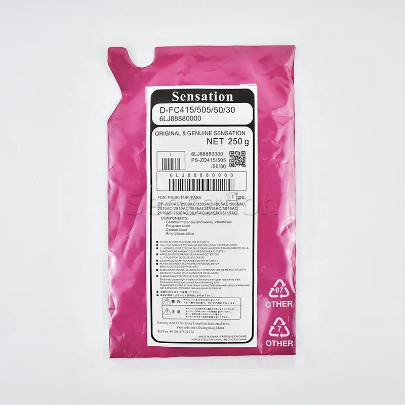 Compatible Developer for Toshiba e-STUDIO 2000AC 2500AC 2505AC 3005AC 3505AC 4505AC 5005AC 6LJ88880000 FC505  Developer Powder