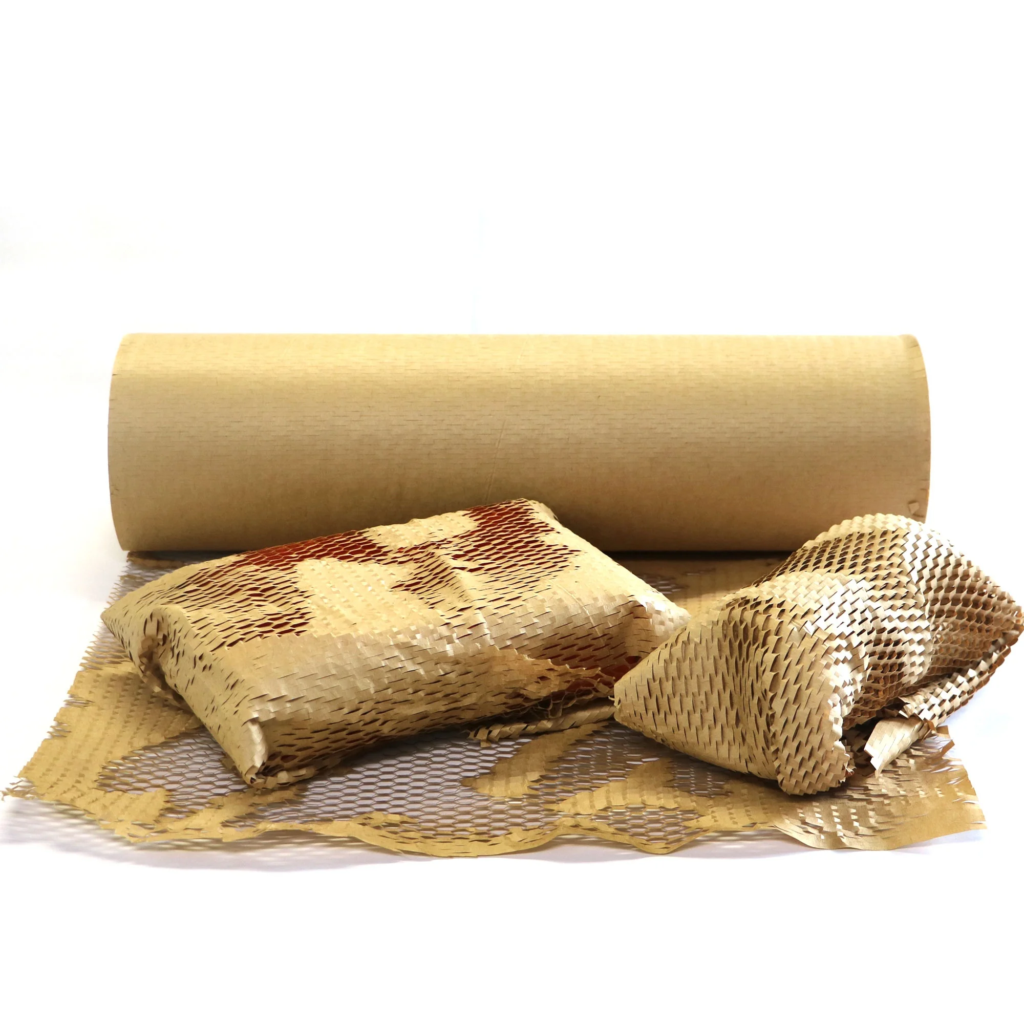 
500mm Recyclable Honeycomb Paper Wrapping Kraft Paper Packaging Cushion Paper 