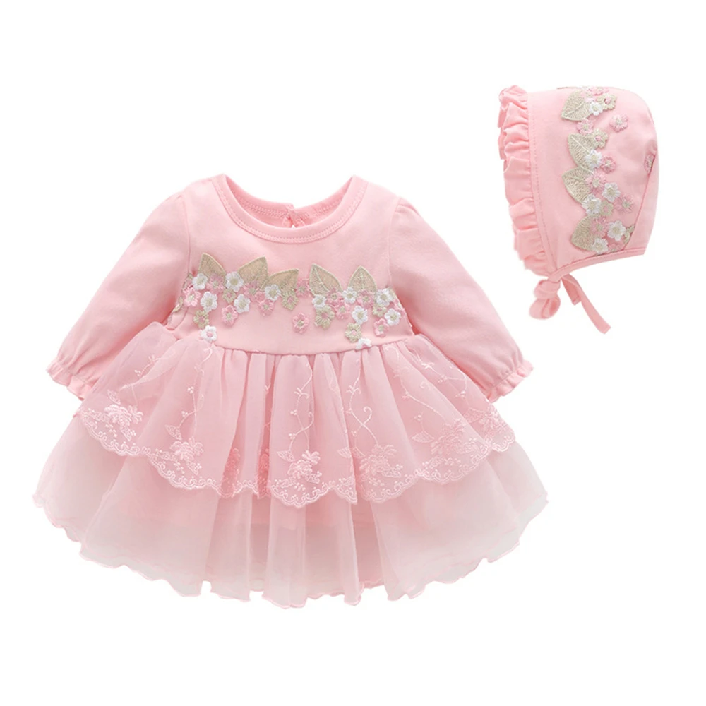 
Mudkingdom Newborn Outfits Delicate Cheap Top Quality Cute Baby Girl Party Dresses 