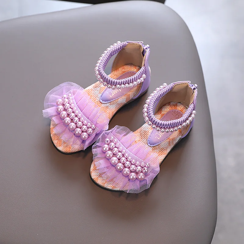 Baby princess girl shoes soft bottom non-slip toddler shoes baby moccasins