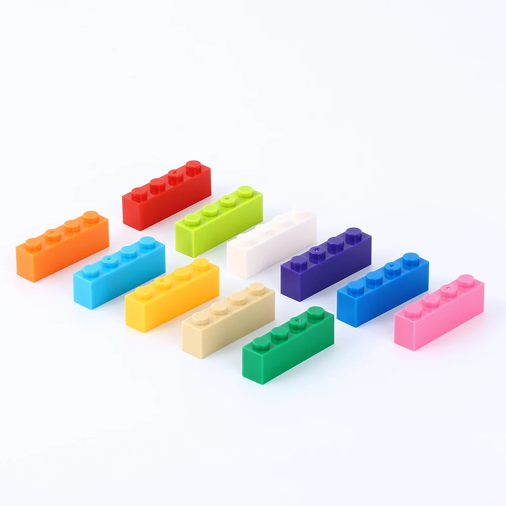Wholesale MOC  1 x 4 Bricks NO.3010 Abs Plastic Accessories Parts puzzle building blocks toy For Children