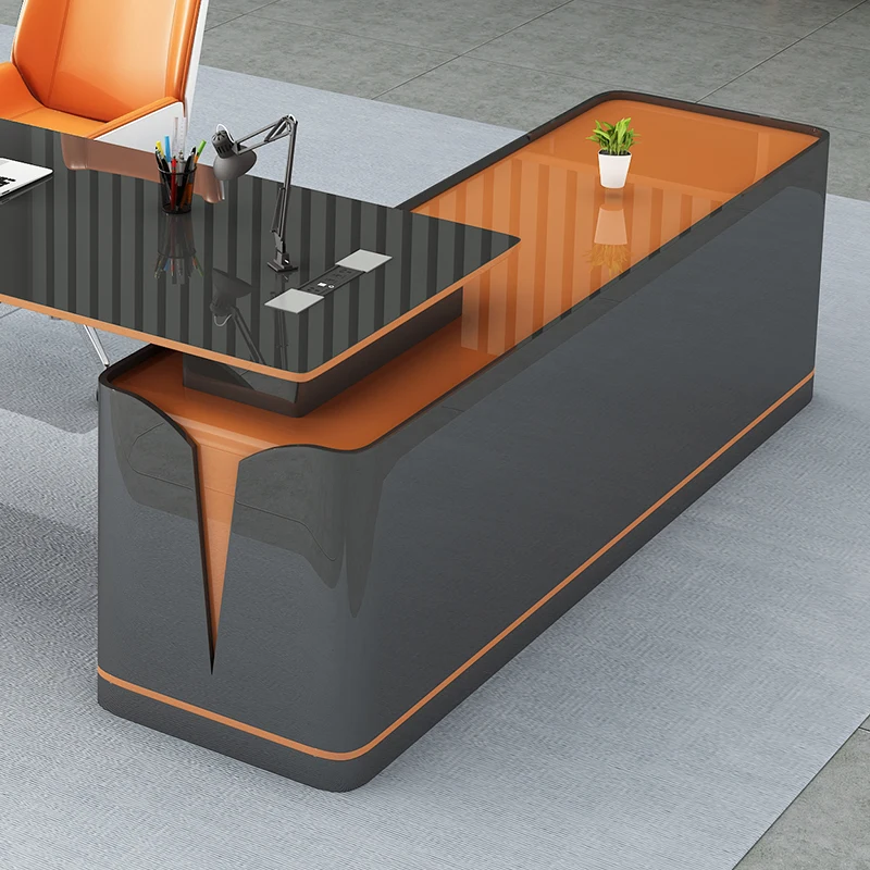 Office luxury executive desk CEO Office furniture business furniture schreibtisch desk set