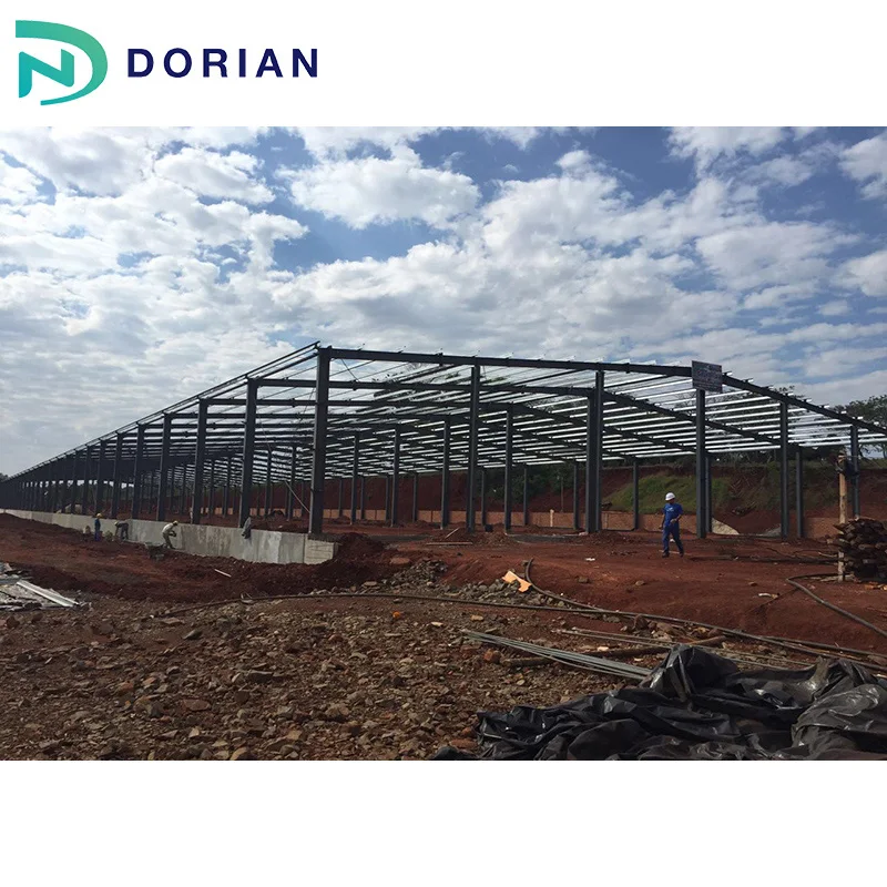 Best Price 1000 Square Meter Warehouse Building Steel Roof Truss Design